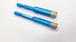 7 cái kim cương lõi khoan Bộ dụng cụ kìm khoét lỗ gạch chân không brazed lỗ thấy chuôi lục giác cho sứ thủy tinh gạch sứ
