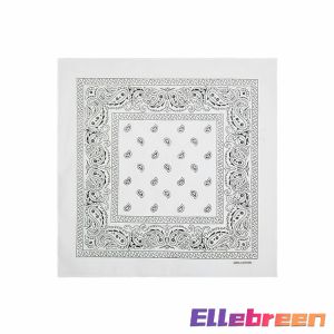 Cotton Fashion Hip Hop Classic Bandana Square Scarf 55cm*55cm Black Red Headband Printed For Women/Men/Boys/Girls