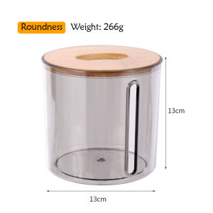Tissue Holder Box Transparent Toilet Paper Roll Tissue Box Holder Container Multi Storage Household Furniture Washroom Water Proof Storage Box Tisu