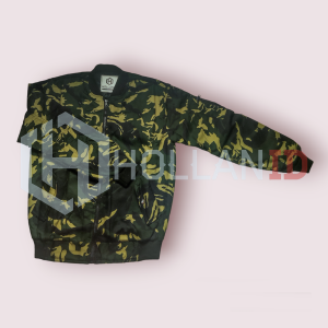 JAKET BOMBER TENTARA HIJAU LORENG PPM / ARMY CAMO TACTICAL / TNI ABRI PPM