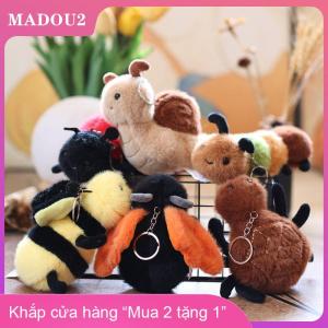 [COD] MADOU2 1 mảnh nhỏ côn trùng đồ chơi búp bê sang trọng Móc Khóa Sáng Tạo nhồi bông Túi Búp Bê Mặt dây chuyền dễ thương Ốc Sên ong Keyring quà tặng sinh nhật