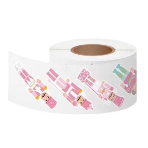 Christmas Nutcrackers Sticker Roll Selfs Adhesive Nutcracher Sticker Decal Christmas Party Supplies for Water Bottles