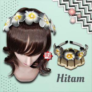 Bando Bunga Kamboja Mutiara Premium Handmade