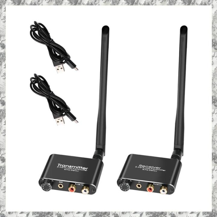 (DKCZ) 2.4G Audio Extensor Wireless Audio TX & RX 50M Lan Audio ...