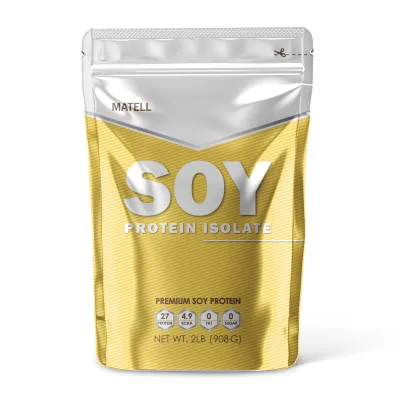 MATELL Soy Protein Isolate Plant Based ถั่วเหลือง ซอย โปรตีน ไอโซเลท (Non Whey เวย์ ) สินค้ามีขนาด 454กรัม และ 908กรัม