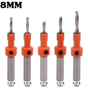 สว่านเจาะไม้ 8/10 มม. เครื่องมือช่างไม้ ดอกเราเตอร์แบบเจาะรู HSS สำหรับเคาน์เตอร์ซิงค์แบบมืออาชีพ