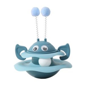 NOONOOR Tumbler Structure Cat Turntable Toys Plastic Multi Tier Track Bee Tumbler Toys Rolling Ball Interactive Cat Toys Kitten Exercise