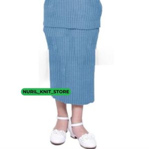 Rok Span Knite Rajut Anak Perempuan Usia 2-12 Tahun