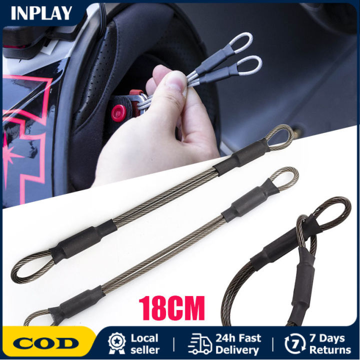Lock Helmet for Motorcyle Anti Theft Rope Helmet Seat Lock Made of