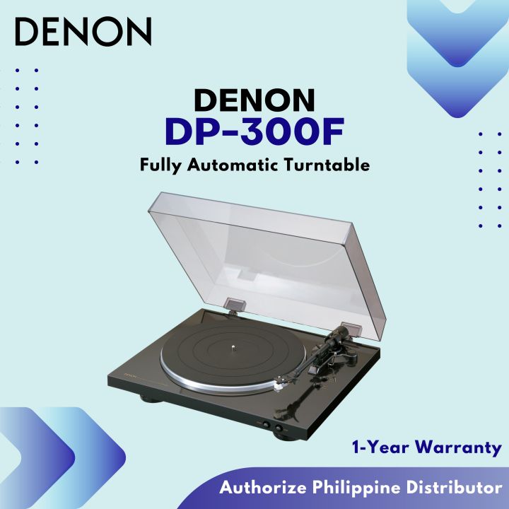 Denon DP-300F Fully Automatic Analog Turntable with Built-in Phono  Equalizer (record player) DP300F | Lazada PH