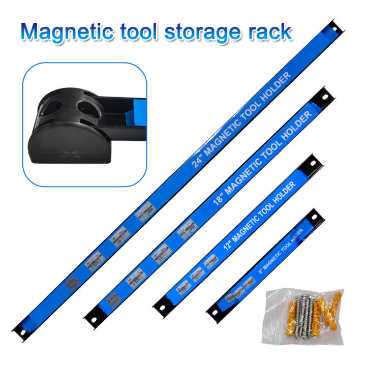 8-24 inch strong magnetic tool storage rack magnetic suction hardware ...