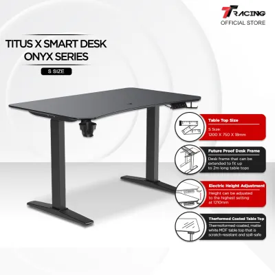 TTRacing Titus / Titus X Smart Desk Gaming Table Study Working Home Office Height Adjustable Meja - 2 Years Official Warranty