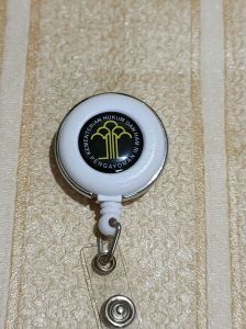 (2 Pcs) Gantungan ID Card/ Yoyo Puter/Yoyo Ring Logo KEMENKUMHAM