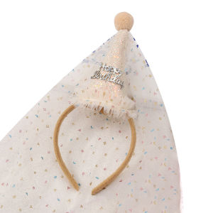 Princess Birthday Crown Headband for Girls | Korean Style Happy Birthday Hat