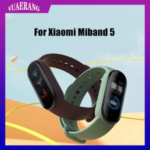 VUAERANG Newest Strap for Xiaomi Mi Band 5 Multicolor Strap Silicone Soft TPU Wristband Replacement Colorful Straps for Mi Band 7/6/5 Bracelets Accessories