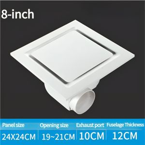 Exhaust fan 8/10/12 inch ceiling ventilation fan Quiet fan Bedroom Kitchen Office Strong wind Silent Bathroom