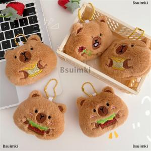 [COD] Bsuimki Dễ Thương Sáng Tạo Squeaky Capybara Búp Bê Sang Trọng Đồ Chơi Nhồi Bông Keychain Mặt Dây Chuyền Túi Treo Trang Trí Nữ Tính Ba Lô Quyến Rũ Trẻ Em Món Quà Sinh Nhật