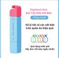 Bút Tẩy Vết Bẩn Quần Áo 2 Đầu Tiện Lợi. Bút Tẩy Rửa Vết Bẩn Elephant Kiss. Bút Tẩy Xóa Vết Bẩn Dính Trên Quần Áo Các vết bẩn cứng đầu có thể dễ dàng được xử lý Tẩy Vết Dầu Mỡ, Ố Vàng Quần Áo Nhanh Chóng.. 
