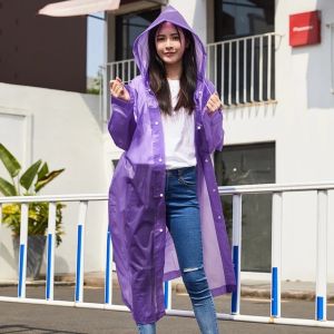 Jas Hujan EVA Dewasa Tebal Ponco Terusan Raincoat Polos