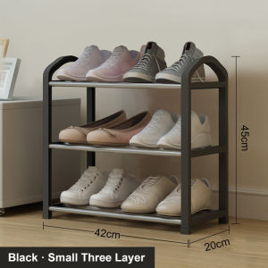3/4/5 Layer Shoe rack Stainless Steel Stackable Shoes Organizer Storage Stand Shoe easy installation
