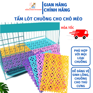 Tấm lót chuồng cho chó lót sàn chống trơn trượt cho thú cưng