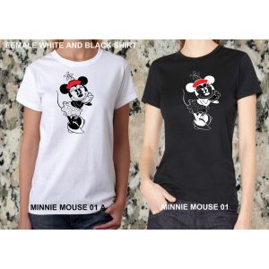 Female Minnie Mouse Shirt 01 - Vinyl cut-out
