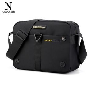 NALLCHEER กระเป๋าสะพายผช กระเป๋าสะพายข้างผู้ชาย น้ำหนักเบา กันน้ำ กระเป๋าผู้ชาย