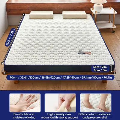 COZY Milk Silk Latex Mattress Vacuum Compressed Packaging Gel Memory Foam Latex Small Single Double Queen King Sizes