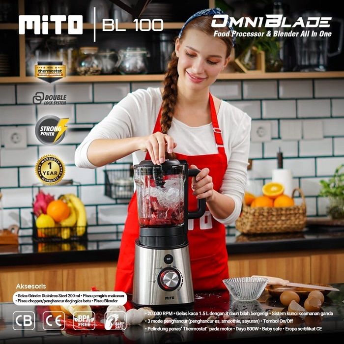 MITO FOOD PROCESSOR / CHOPPER / BLENDER BL100 OMNI BLADE BL 100 ...