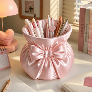 ATNV Creative Storage Box Multi-function 3D Printed  Organizer Multi-functional Flower Vase Makeup Brush Storage Case