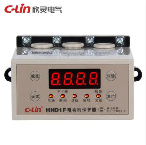 Rơle bảo vệ động cơ hiển thị kỹ thuật số thông minh 3 pha Idle chính hãng C-Lin HHD1F-A B C AB CB AC220V AC380V