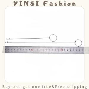 YINSI Stainless Steel Sewing Loop Turner Hook Needle Embroidery DIY Needlework Tools