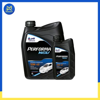 น้ำมันเครื่อง ปตท PTT PERFORMA NGV NP (10W 40) เบนซิน 4L แถม1L (403763) (สินค้าได้รับตามรูปที่แสดง)