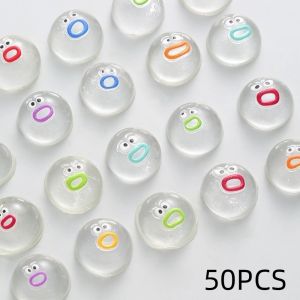 DIVATEN 50pcs Mini Fidget Squeeze Toys Slow Rebound Cartoon Stress Relief Ball Funny Pinchable Dolls Fidget Toys for Kids Play