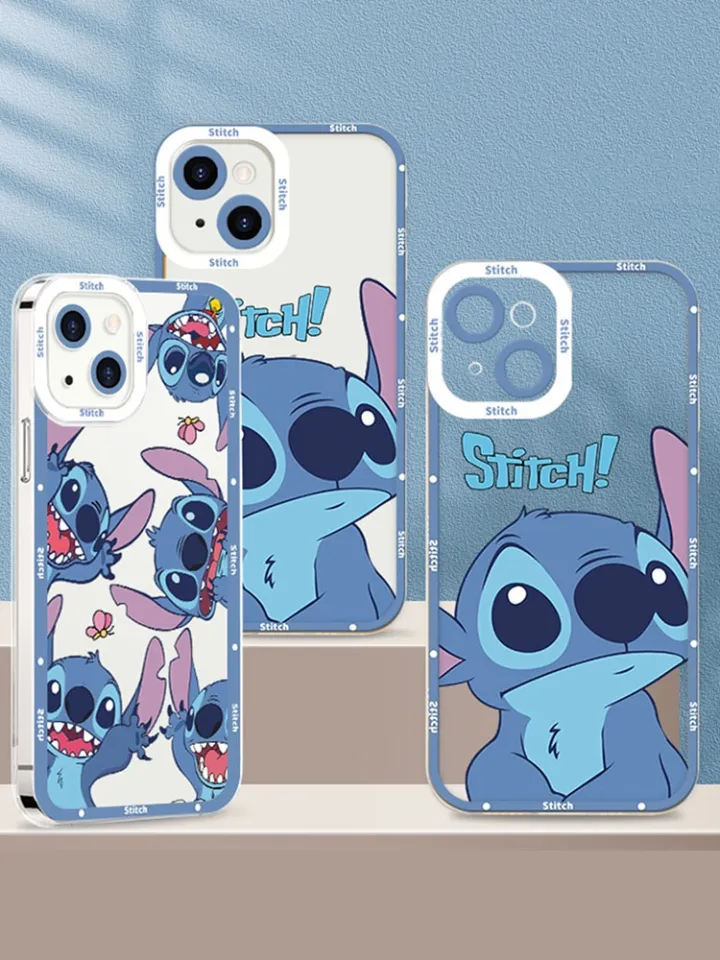 Lilo Stich Case For iphone 13 Pro Max 13 Mini Cute Cartoon Back Cover Soft  TPU