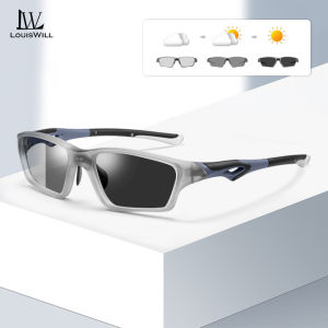 LouisWill Men Women Glasses Non-Prescription Glasses Anti Blue Light Flat  TR90 Mirror Eyewear Anti-slip Photochromic Outdoor Travel Sports Men Trendy Glasses