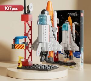 Space Rocket Shuttle Set 3D Model Building Sets Educational Toys Building Blocks Toys for Kids Boys Birthday Gift Christmas gift