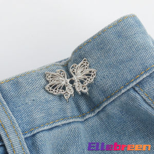 Fashion Butterfly Women Waist Clip Tightening Waistband Pin Adjustable Waist Buckle Extender