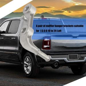 68275662ab cho 1500 2019-2024 bên lái xe phía sau bên trái Bộ tiêu âm xả khí khung lắp ráp Muffler hỗ trợ thay thế