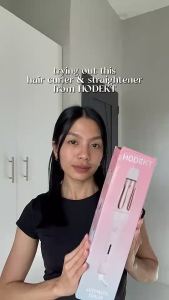 HODEKT 2 In 1 Hair Curler And Straightener Automatic Curler Iron Ceramic Curling Curler Fast Heating