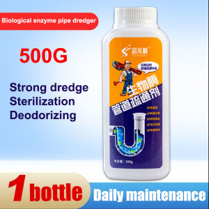 🔥 Powerful Effective 🔥 Sink Toilet Clogged Remover 500G Sink Remover Strong Dredge For Floor drains sinks toilets bathtubs ect.Sink Drainage Clogged Remover Pipe Dredging Agent Toilet Bowl Clog Remover