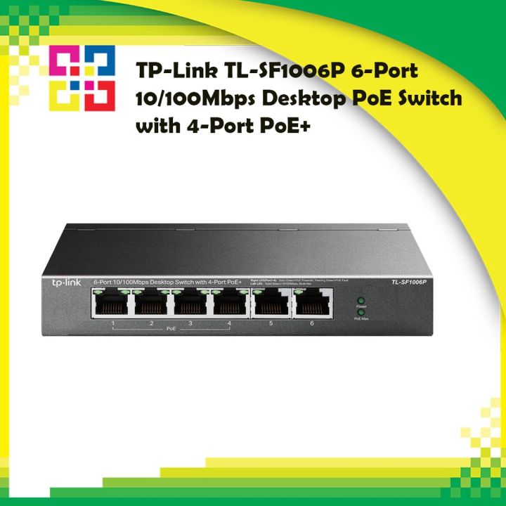 TP-Link TL-SF1006P dispositivo de redes Fast Ethernet (10/100) Energía sobre Ethernet (PoE