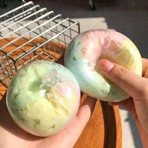 Stress Relief Toy Chocolate Handmade Ball Crunchy Slow-Rebound Wax Skin Squeeze Stress Relief Simulate Sensory Creative Gift