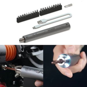 Electric Screwdriver Set Large Capacity Power Screwdriver with LED Work Light Multi-accessory Precisions Power Tools