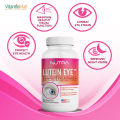 Nutra Botanics Lutein Eye Supplement + Zeaxanthin, Bilberry - 60 Capsules  - 5 Eye Vitamin for Healthy Vision. 