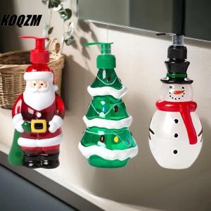 KOQZM Gift Series - Household 350ml Hand Dispensing Bottle - Series Christmas Snowman Dispensing Bottle Christmas Gifts