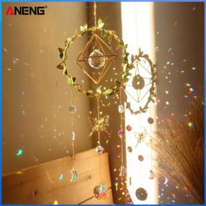 【ANENG】Crystal Prisms Pendant Creative Light Catching Wind Chime for Wedding Decoration and Home Decor