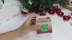 Santa Swap Gift Exchange Dice 3 * 3in Exchange Gifts Family Game Christmas Stocking Stuffers Gift Exchange Dice Games for Friends for Xmas Birthday Party and Family Night Holiday