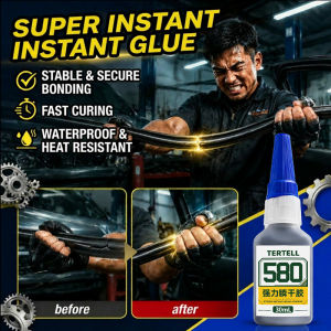 Super Glue Gel Heavy Duty Adhesive/Waterproof Heat Resistant Multi-Purpose Glue/Bonds Plastic Metal Ceramic Wood/Non Drip Formula Strong Glue
