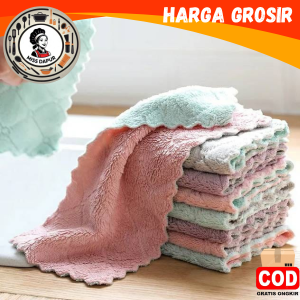 KAIN LAP SERBAGUNA /LAP TANGAN /LAP MEJA / KAIN LAP MICROFIBER SERBET DAPUR/ LEMBUT DAN HALUS
